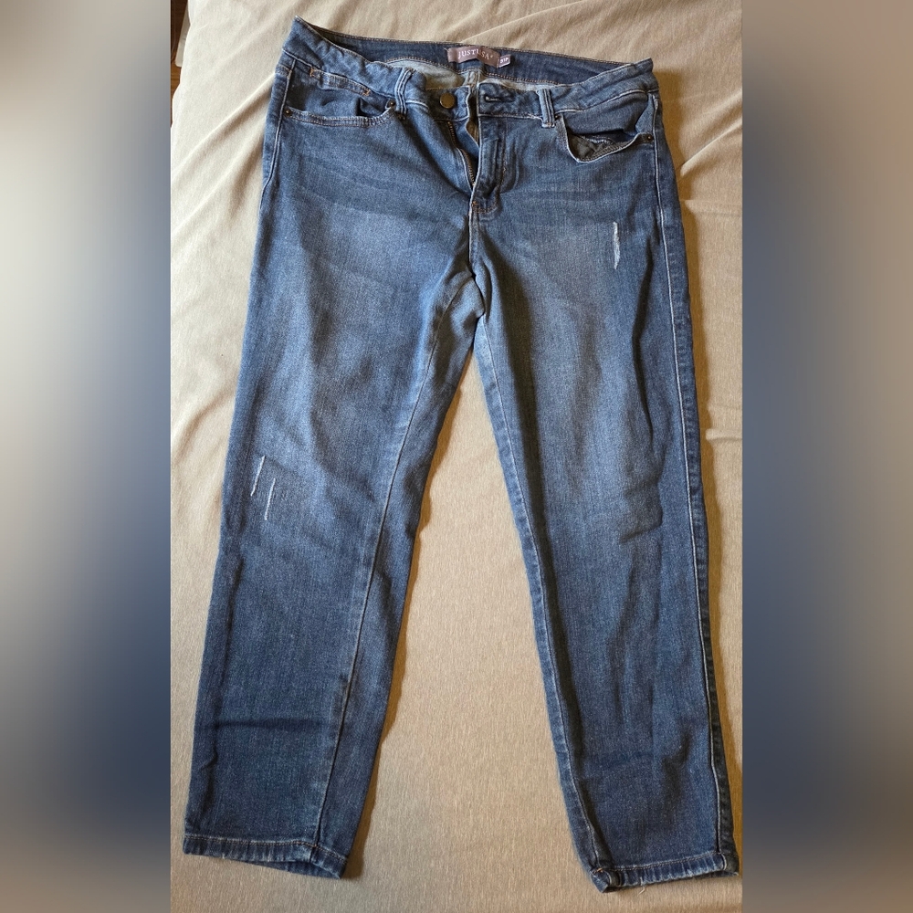 Just USA Blue Straight Leg Jeans Classic Denim